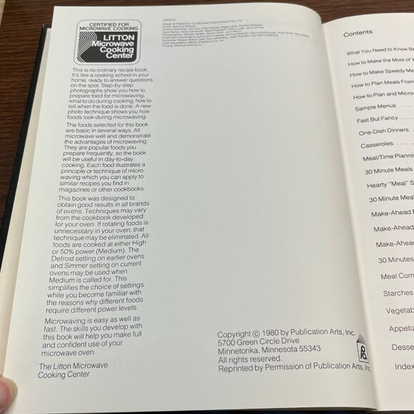 Microwave Cookbook Everyday Dinners in 30 Minutes Vintage 1980 Easy Recipes - Picture 9 of 11